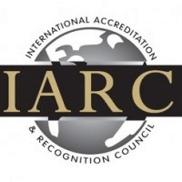 IARC logo with globe and 'International Accreditation & Recognition Council'.